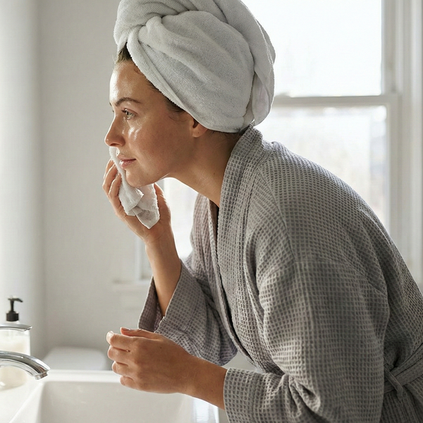 Step 1: Cleanse face